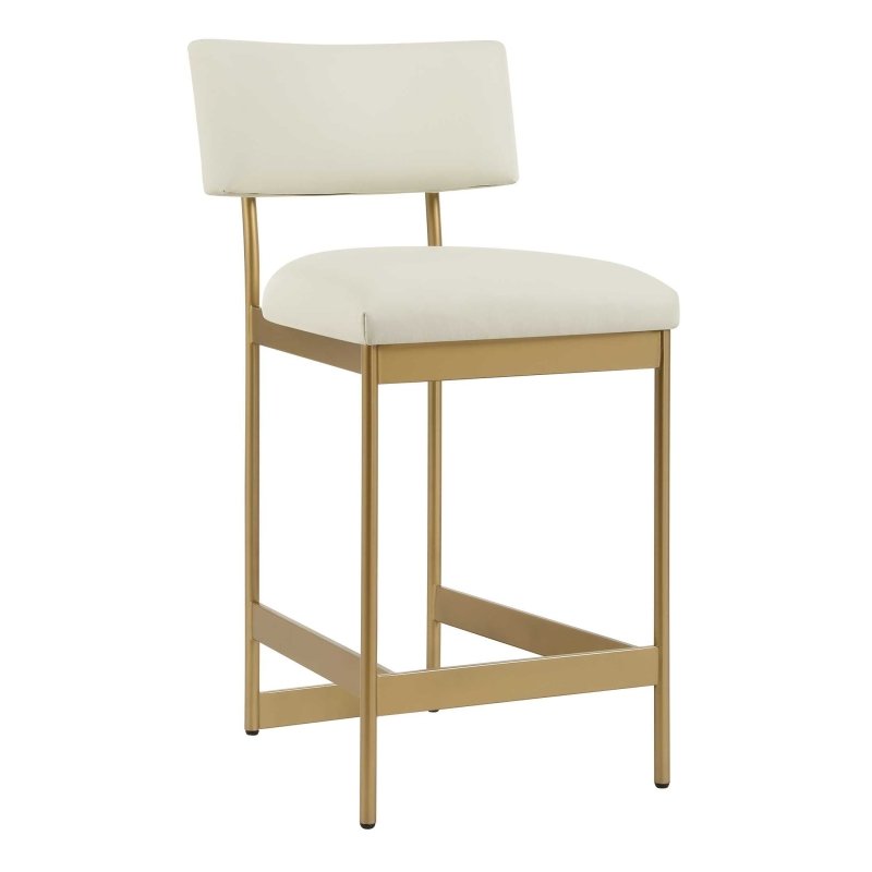 Apsley Gold Counter Stool - Bar Stools