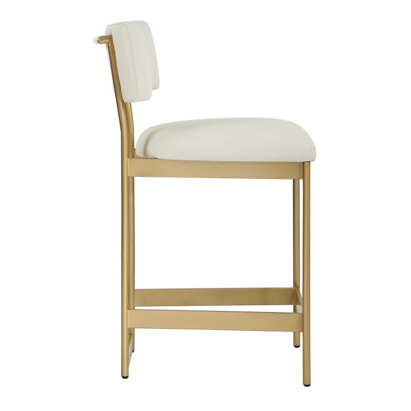 Apsley Gold Counter Stool - Bar Stools