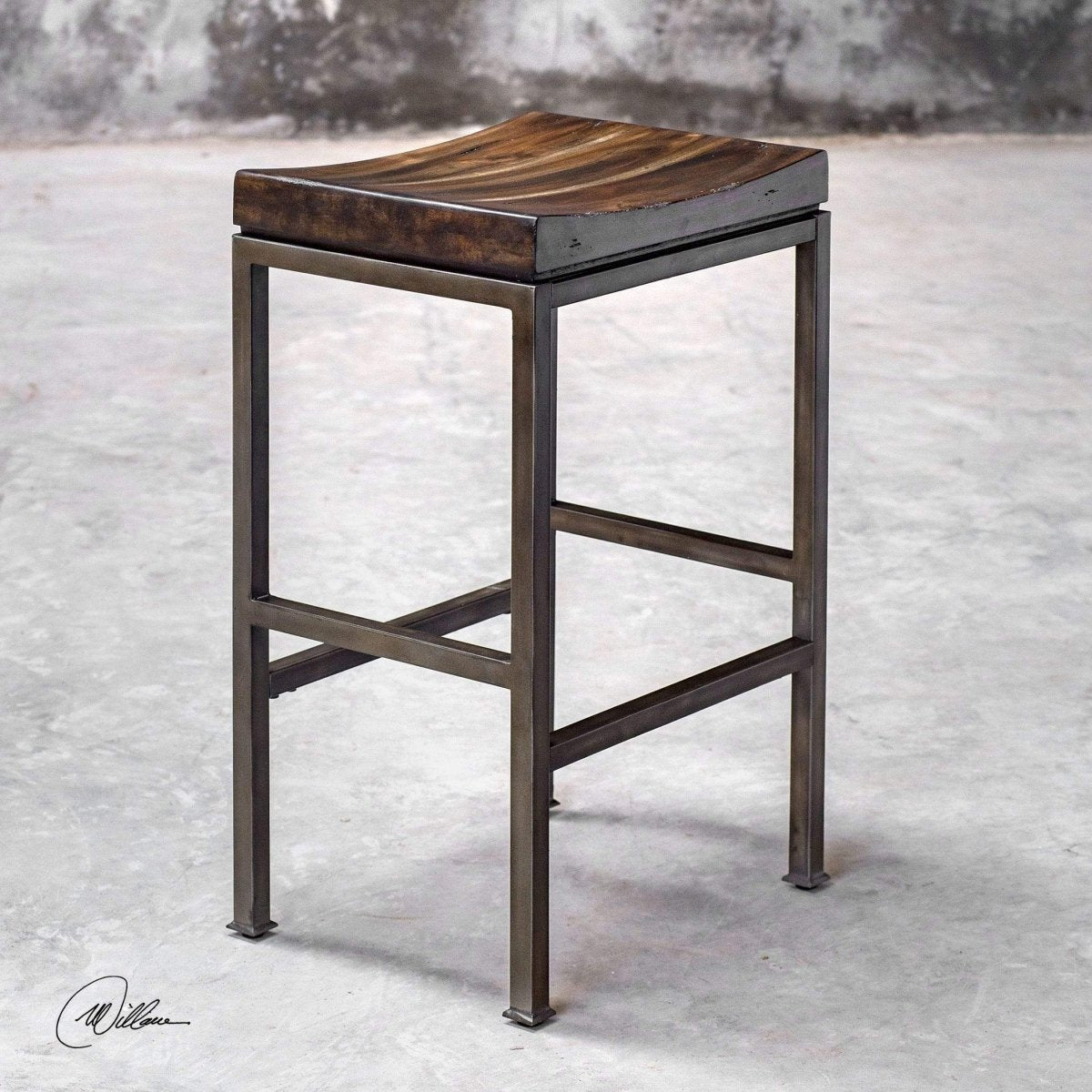 Beck Bar Stool - Uttermost - Bar Stools by Modest Hut