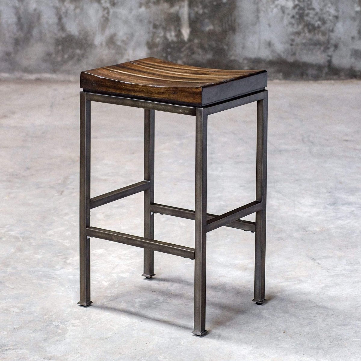 Beck Bar Stool - Uttermost - Bar Stools by Modest Hut