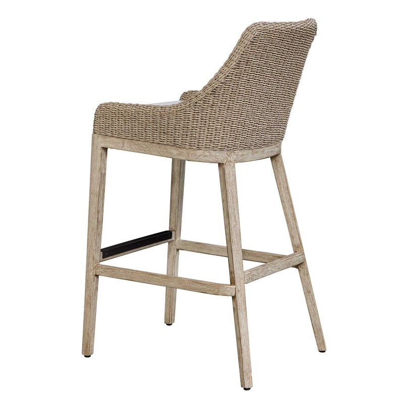 Paloma Outdoor Wicker Bar Stool - Bar Stools