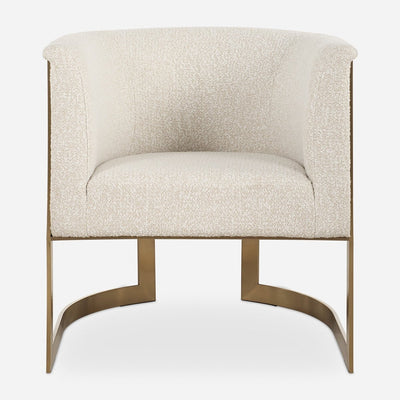 Bellina Plush Barrel Chair - Uttermost - Barrel Chairs by Modest Hut