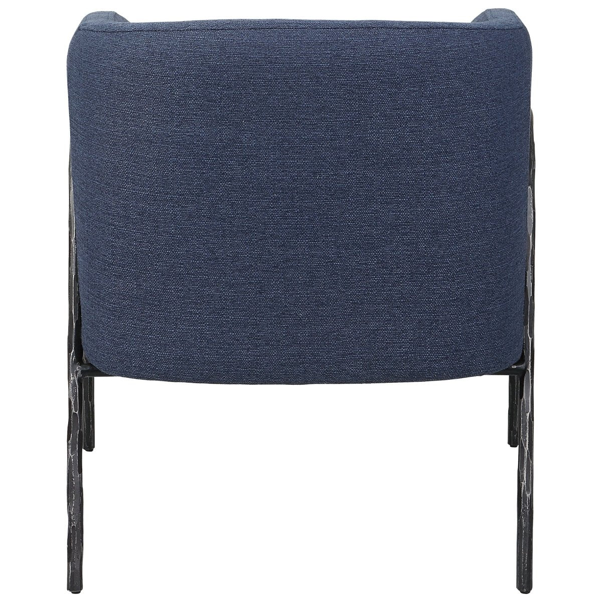 Jacobsen Denim Barrel Chair - Uttermost - Barrel Chairs by Modest Hut