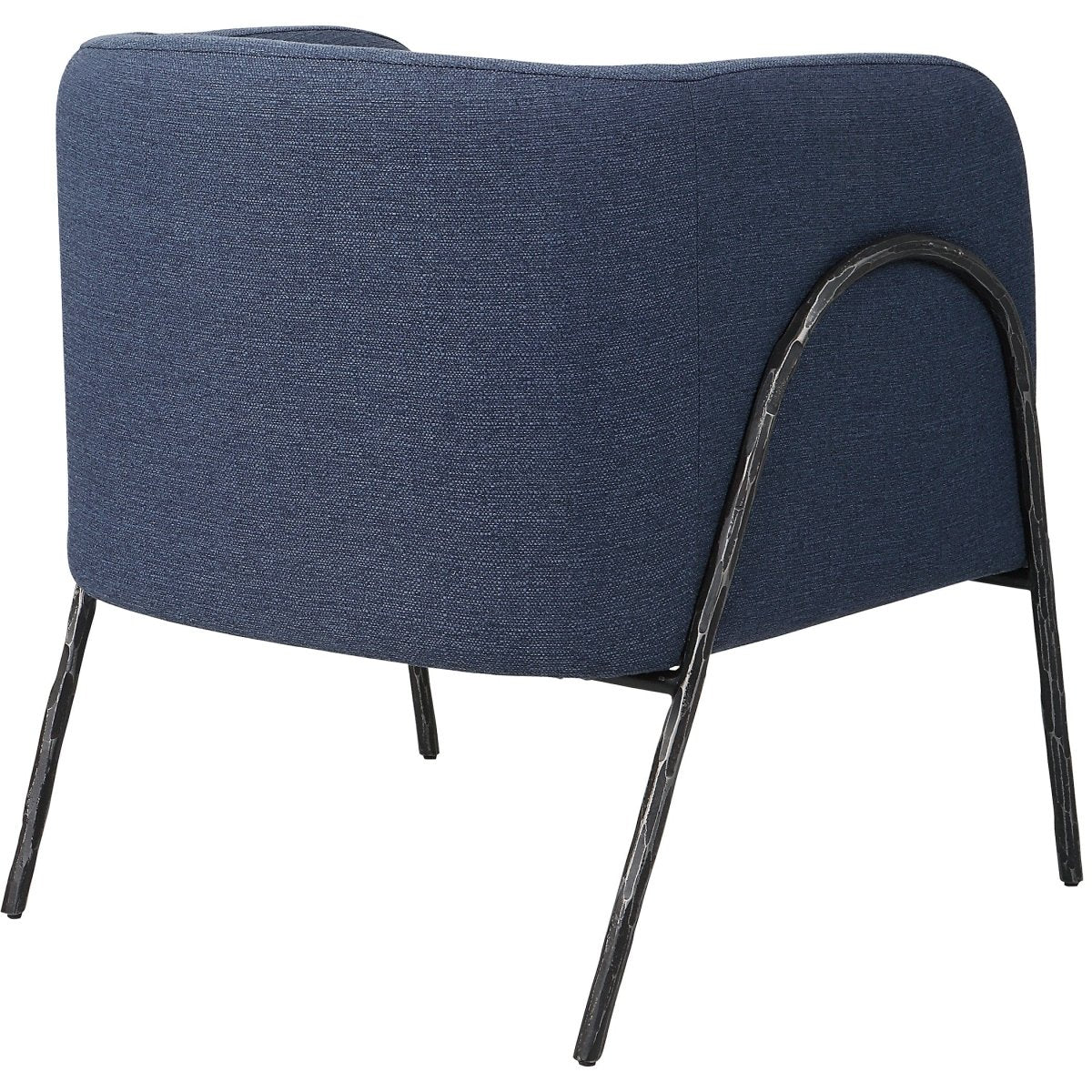 Jacobsen Denim Barrel Chair - Uttermost - Barrel Chairs by Modest Hut