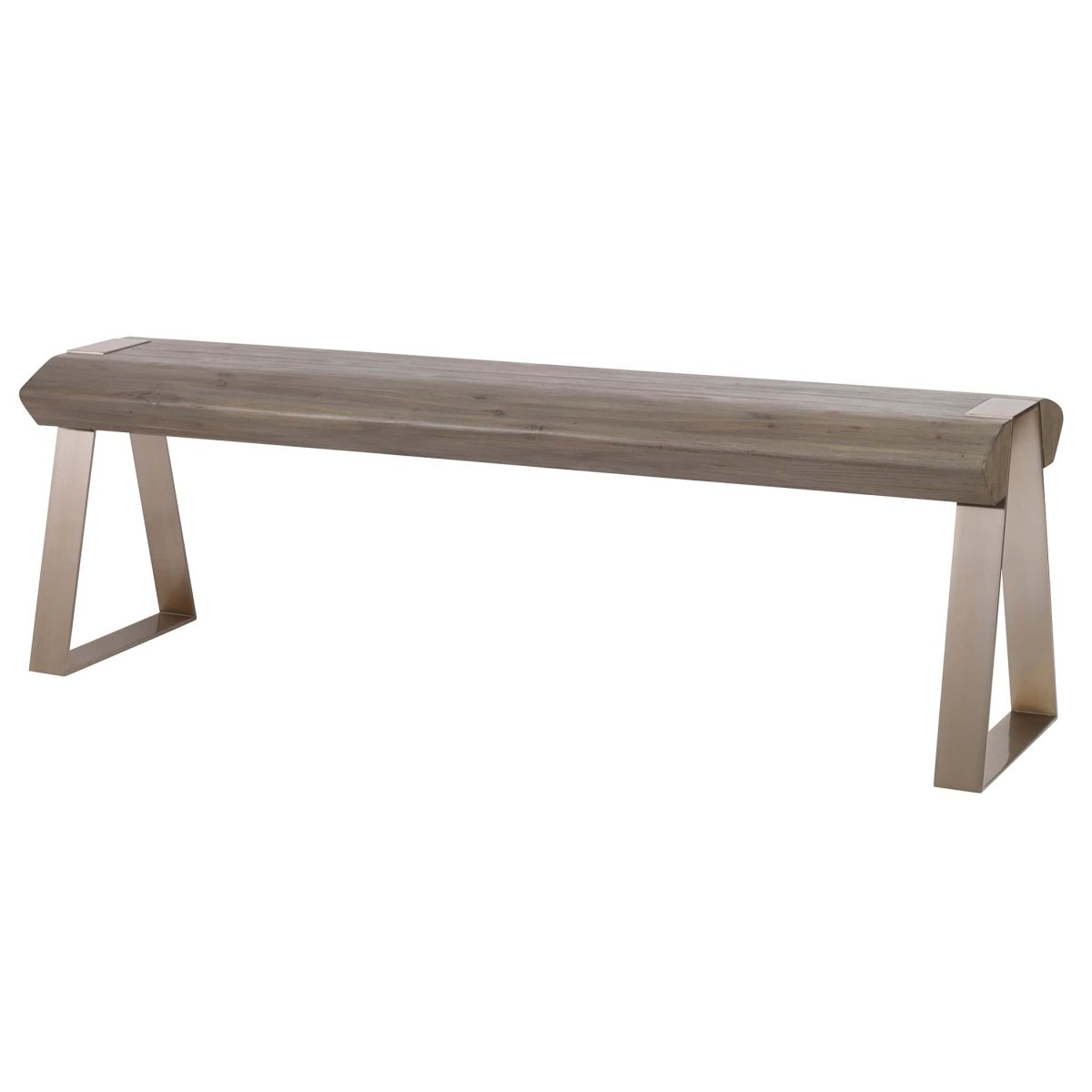 Acai Light Gray Bench - Uttermost - Benches by Modest Hut