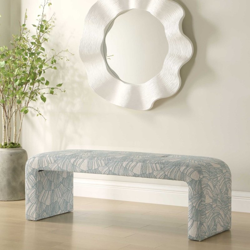Amie Spa Blue Bench - Benches