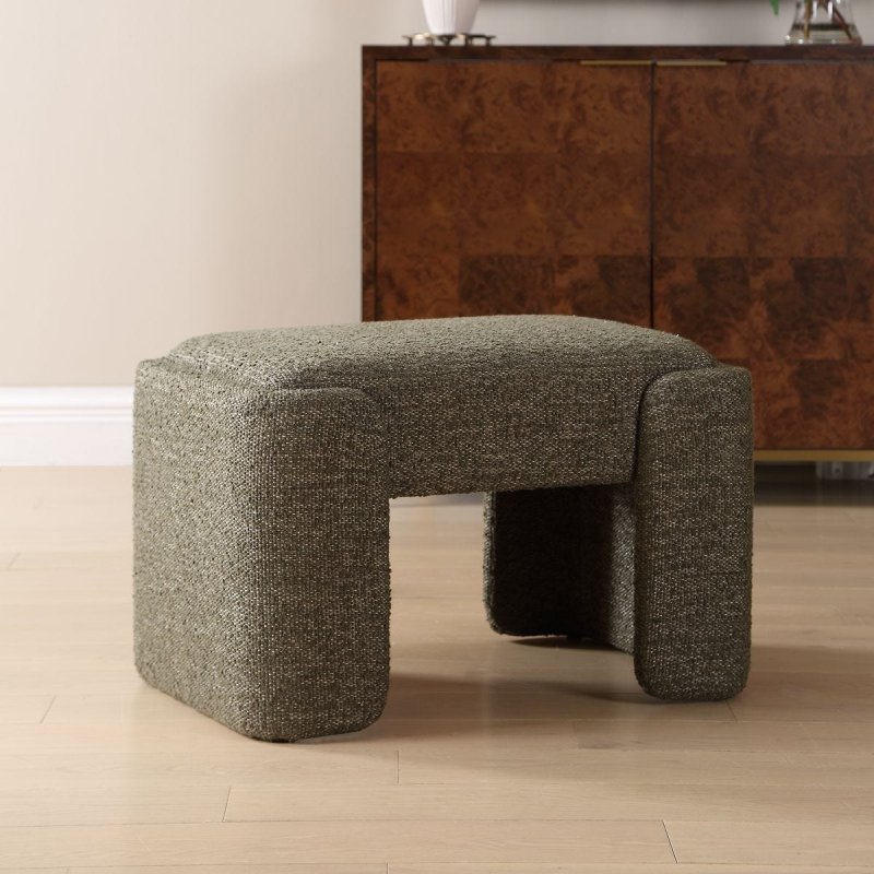 Alternate view of the Angus Small Bench by Uttermost