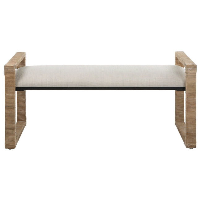 Areca Coastal Rattan Bench - Uttermost - Benches by Modest Hut