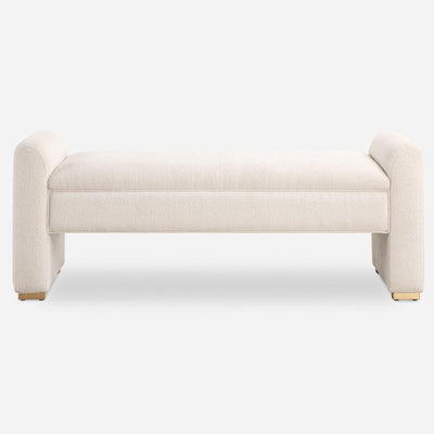 Caliste Ivory Bench - Uttermost - Benches by Modest Hut