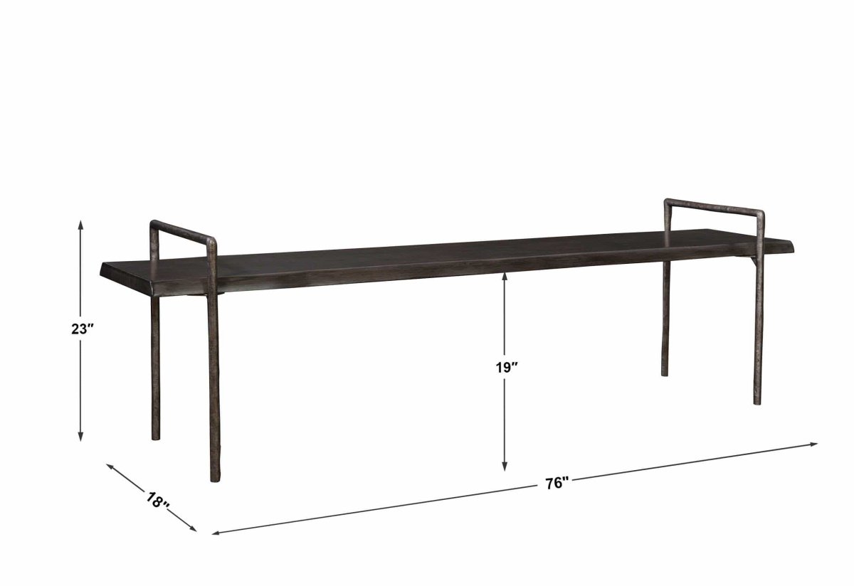 Chandos Modern Bench - Uttermost - Benches by Modest Hut