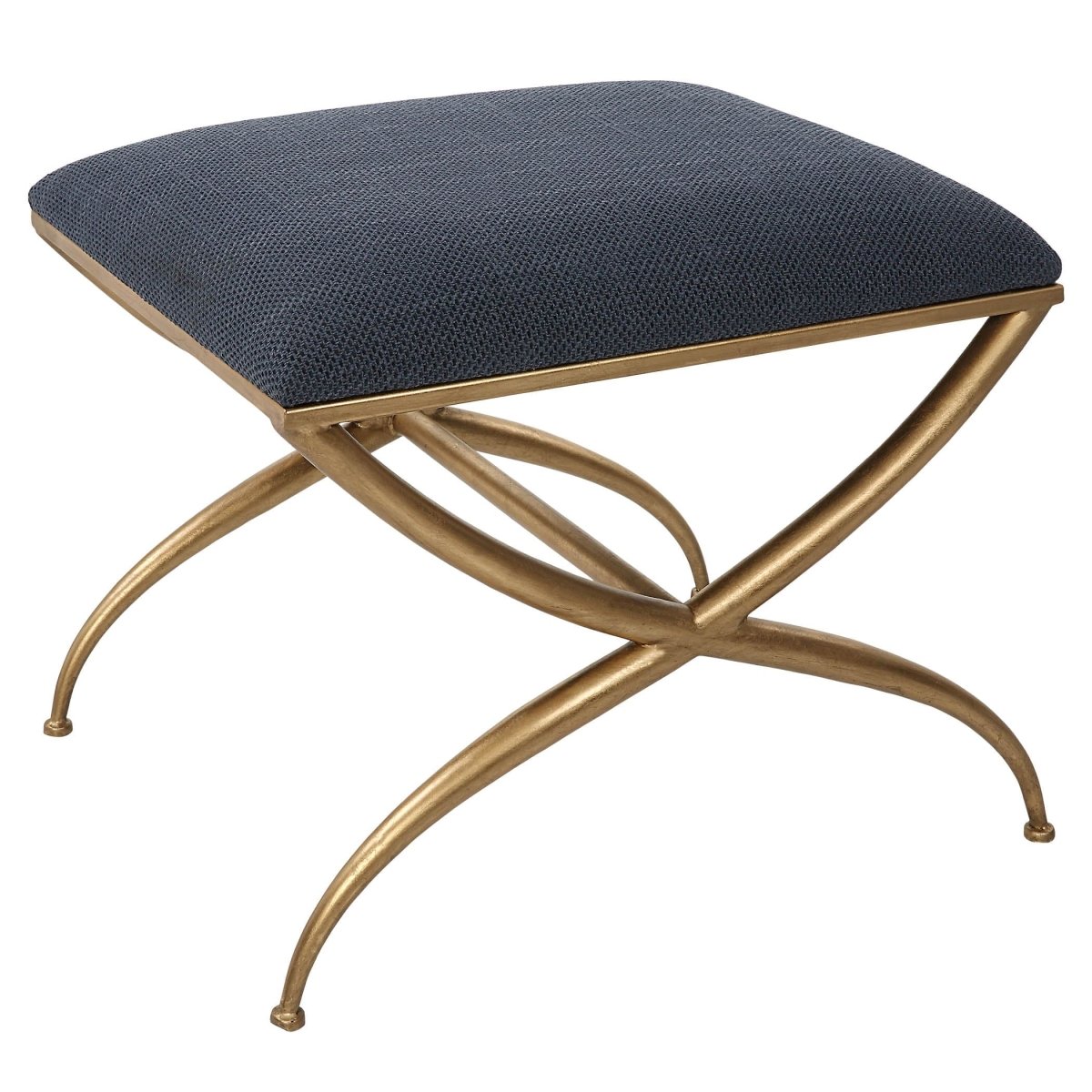 Crossing Small Navy Bench - Uttermost - Benches by Modest Hut