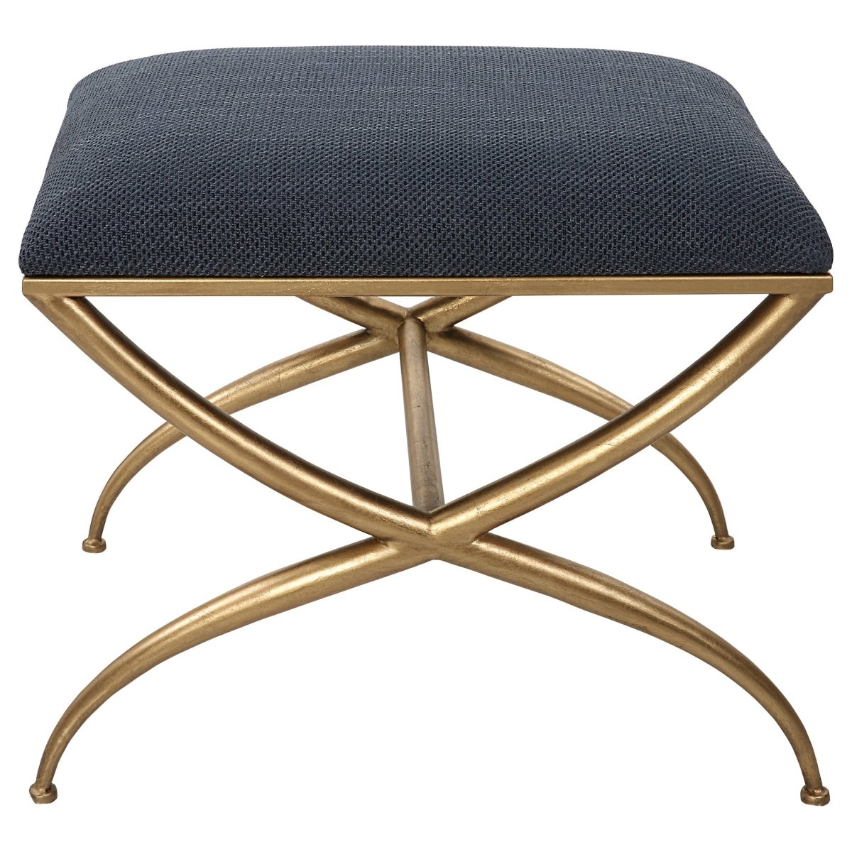 Crossing Small Navy Bench - Uttermost - Benches by Modest Hut