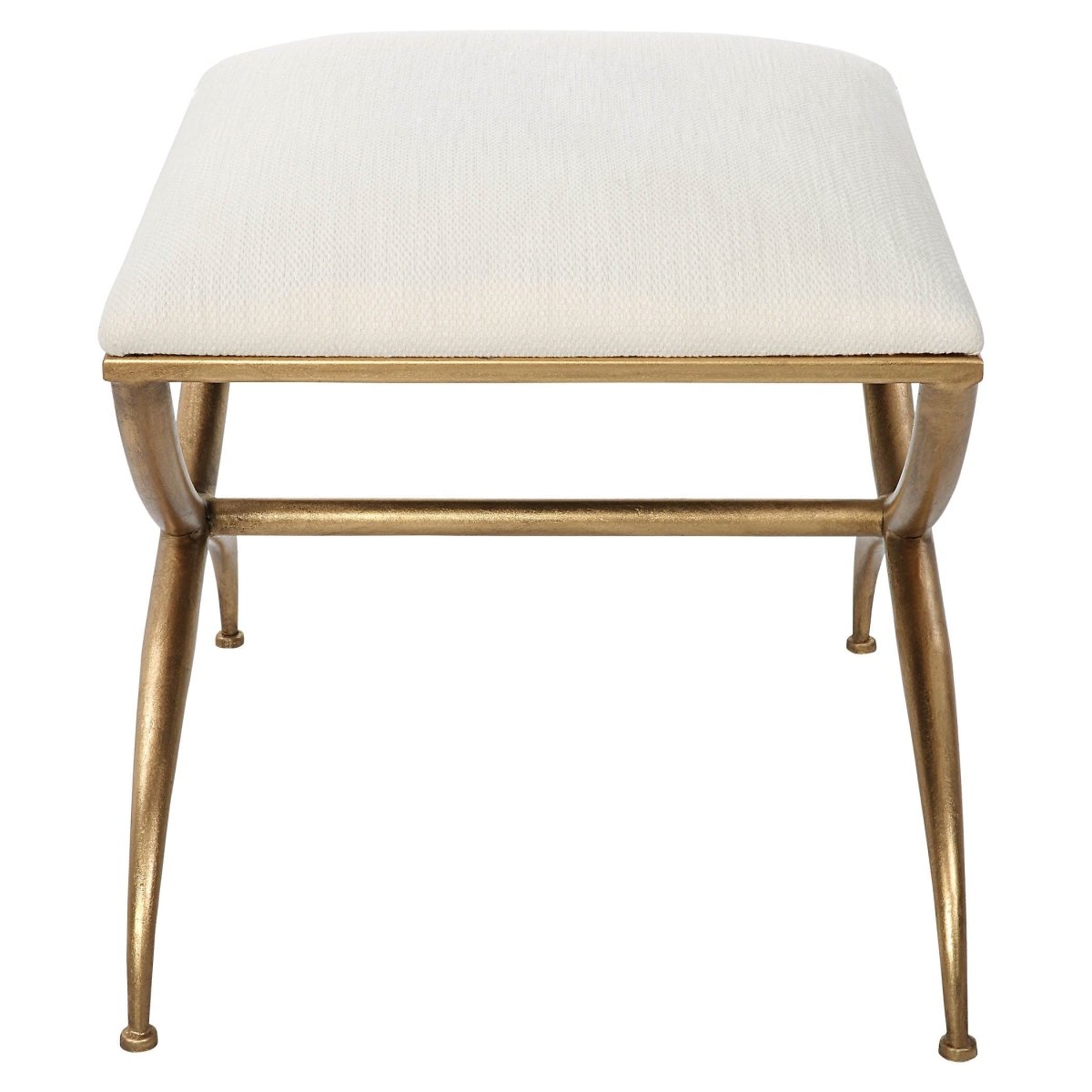 Crossing Small White Bench - Uttermost - Benches by Modest Hut