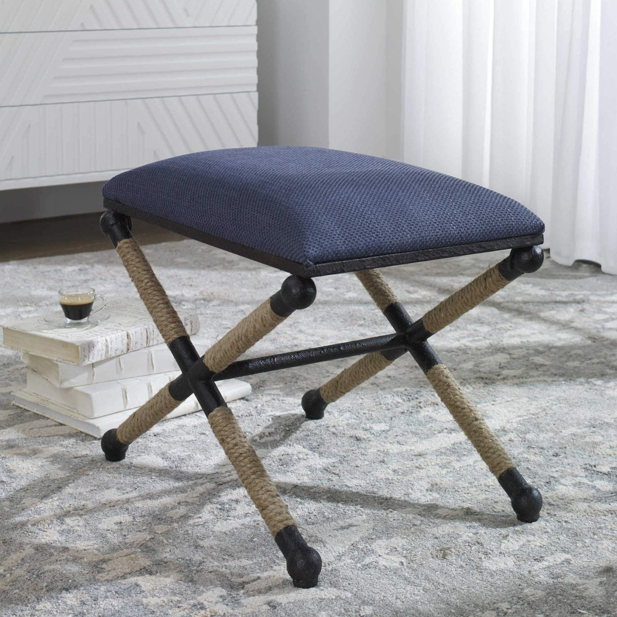 Firth Bench Navy - Uttermost - Benches by Modest Hut