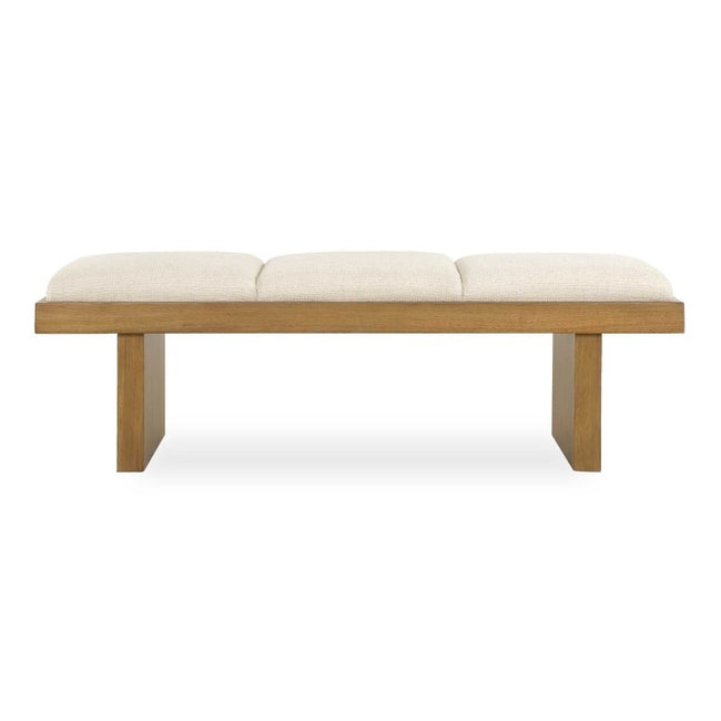 Haden White Upholstery Bench - Benches