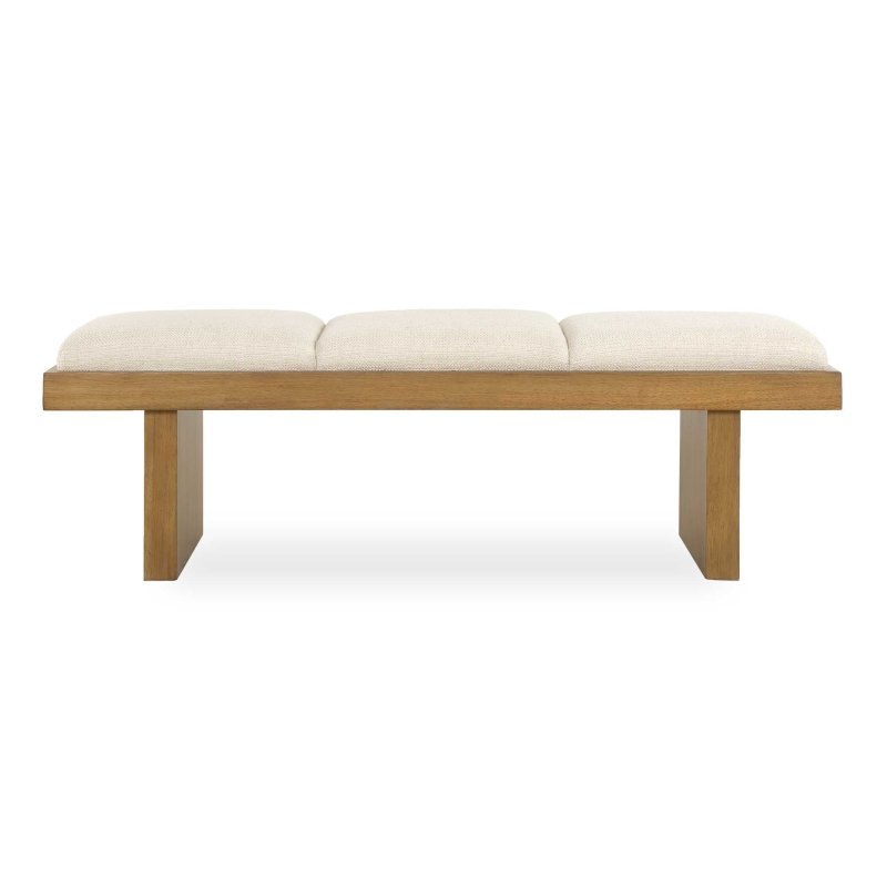 Haden White Upholstery Bench - Benches