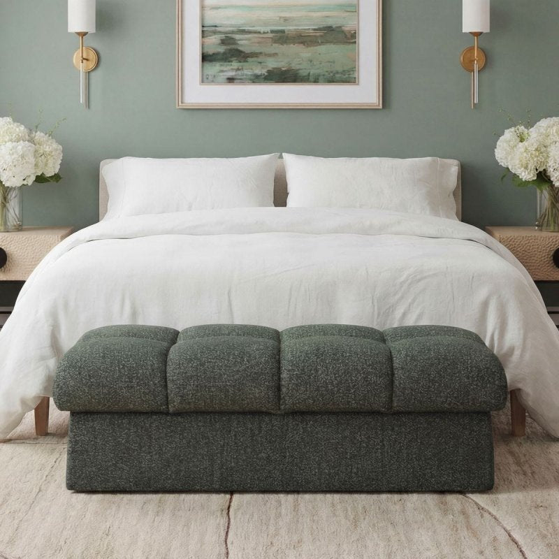 Harlem Bench styled in a room setting