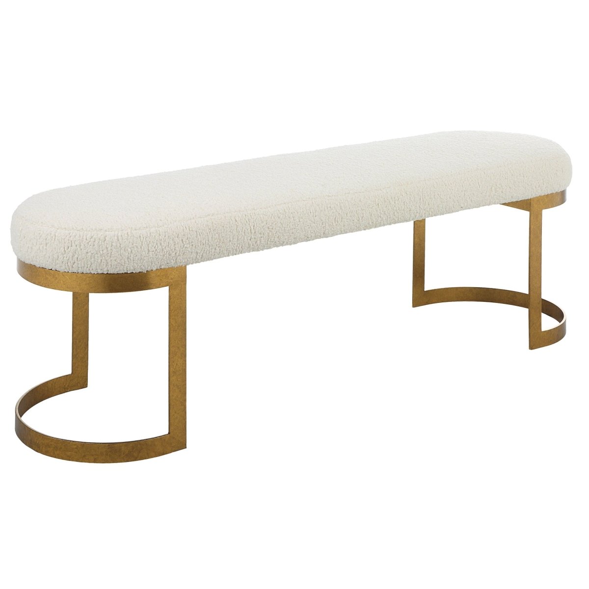 Infinity Gold Bench - Uttermost - Benches by Modest Hut