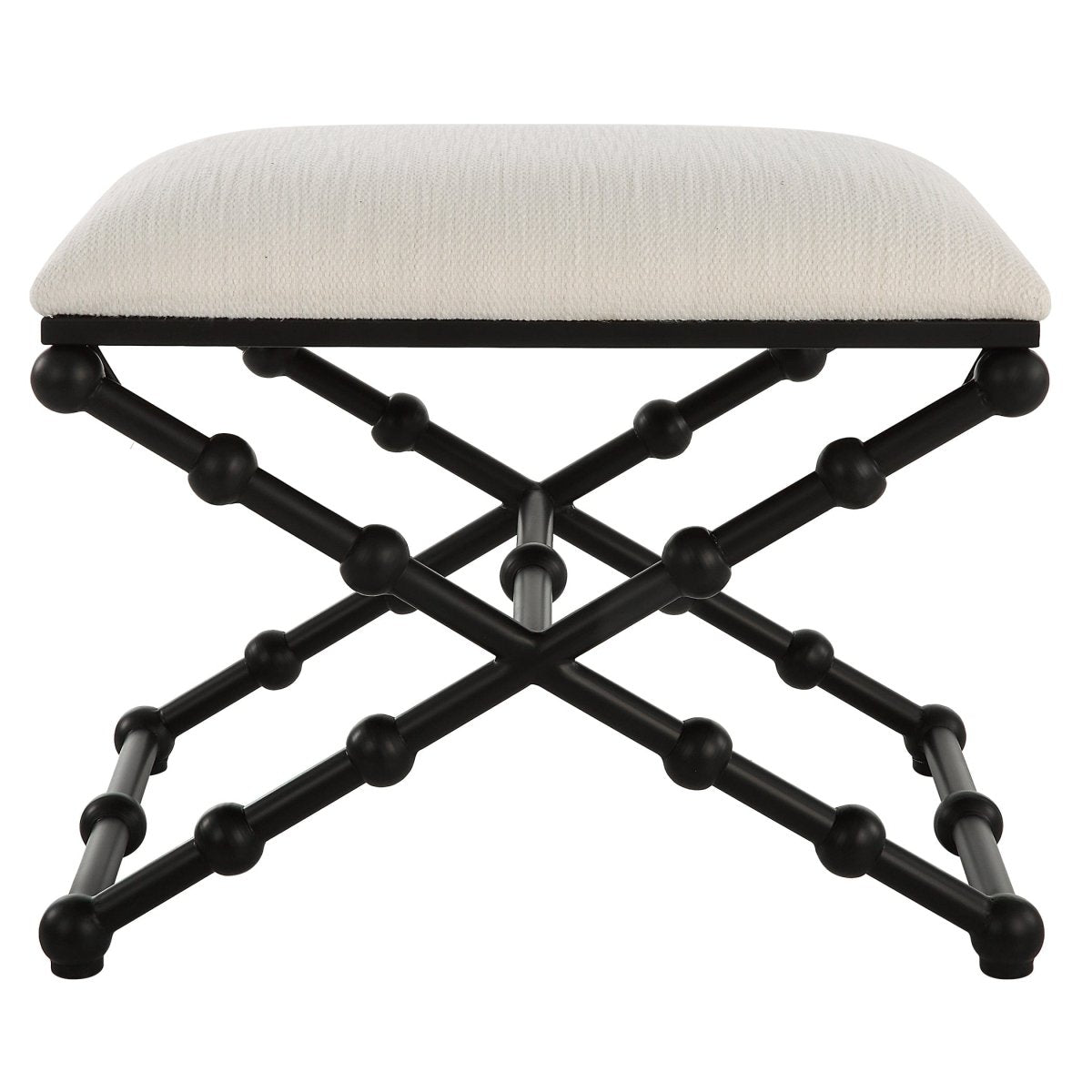 Iron Drops Small Bench - Uttermost - Benches by Modest Hut