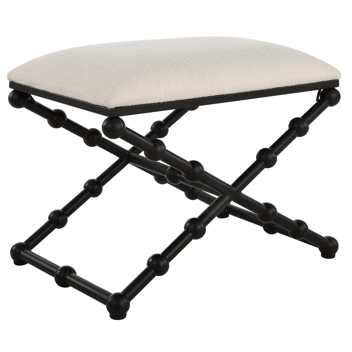 Iron Drops Small Bench - Uttermost - Benches by Modest Hut