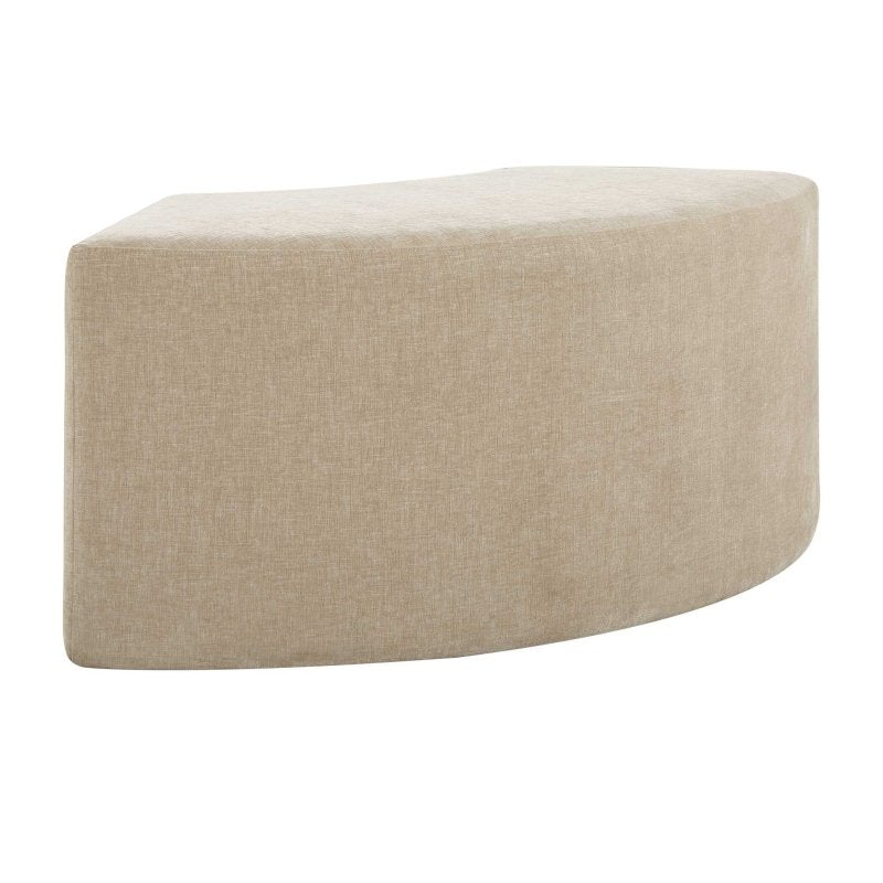 Khai Rounded Plush Dining Bench - Benches