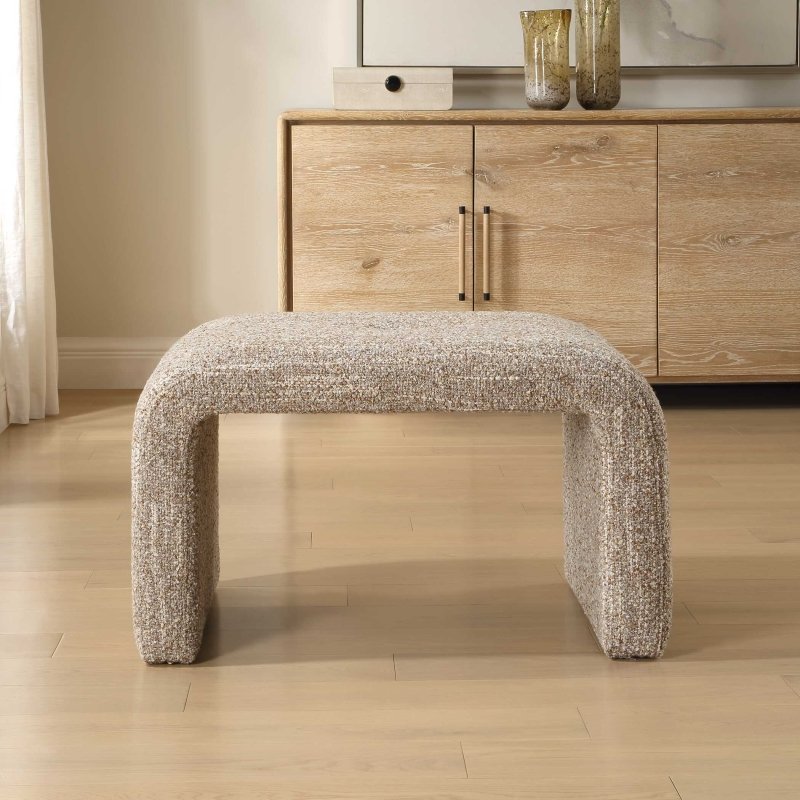 Leora Upholstered Modern Small Bench - Benches