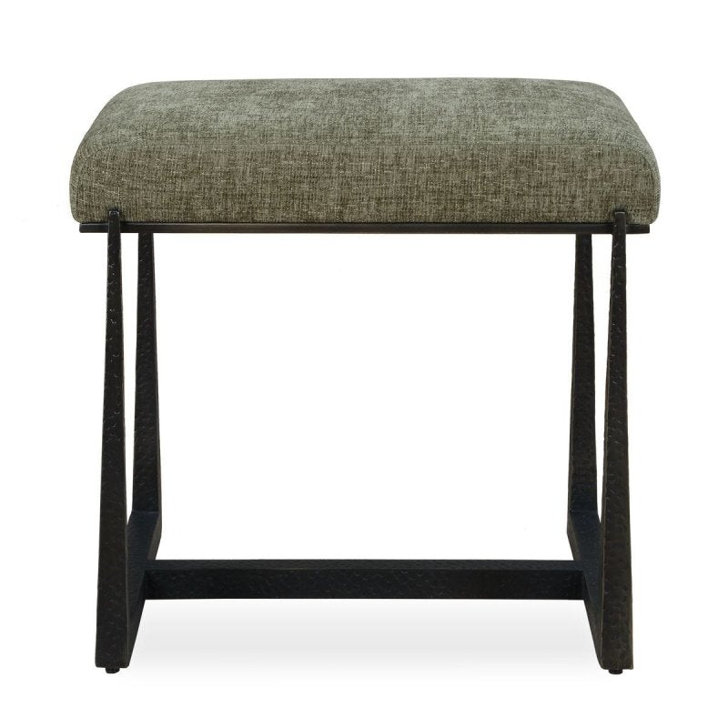 Alternate view of the Midas Small Bronze Bench by Uttermost