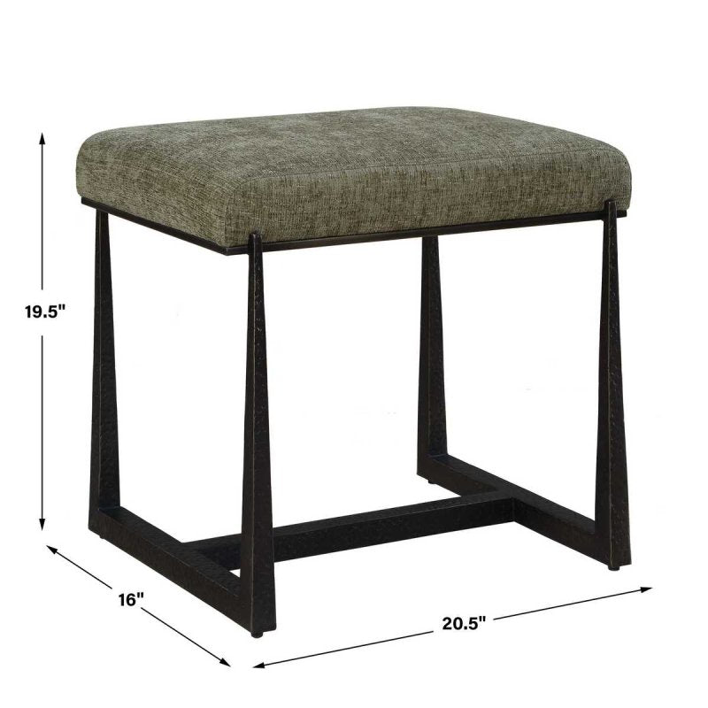 Dimension guide for the Midas Small Bronze Bench