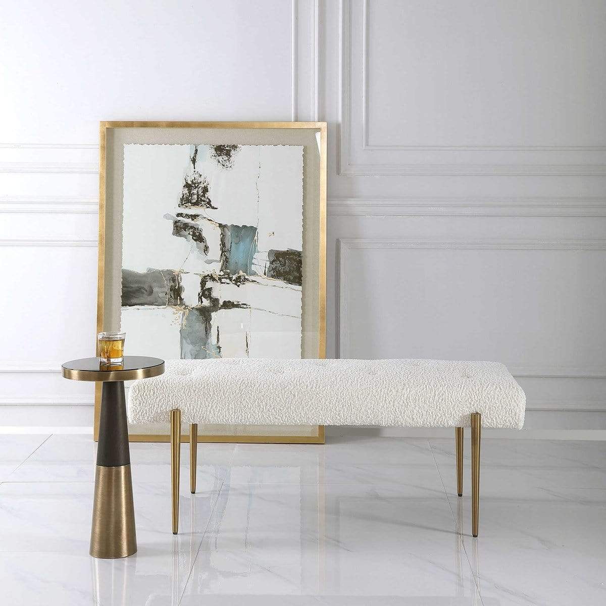 Olivier Accent Bench - Uttermost - Benches by Modest Hut