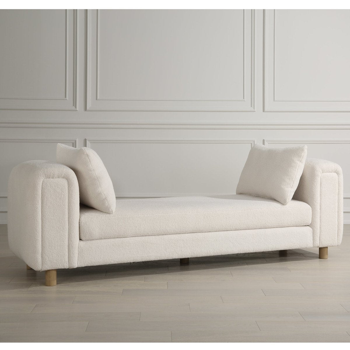 Repose Oversized Ivory Bench - Uttermost - Benches by Modest Hut