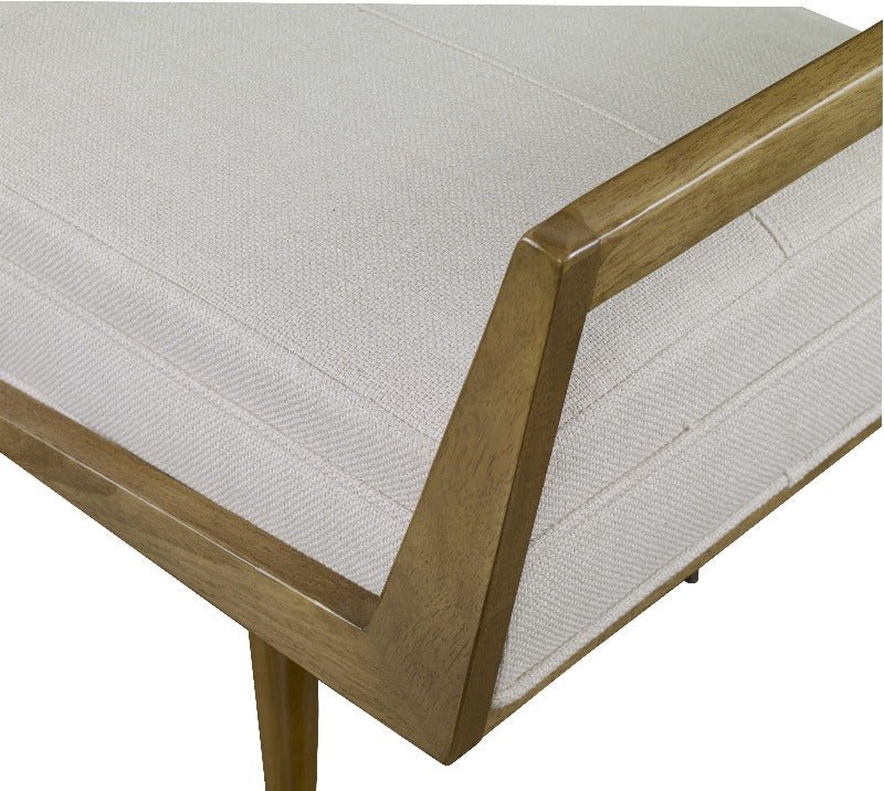 Waylon Ivory Bench - Uttermost - Benches by Modest Hut