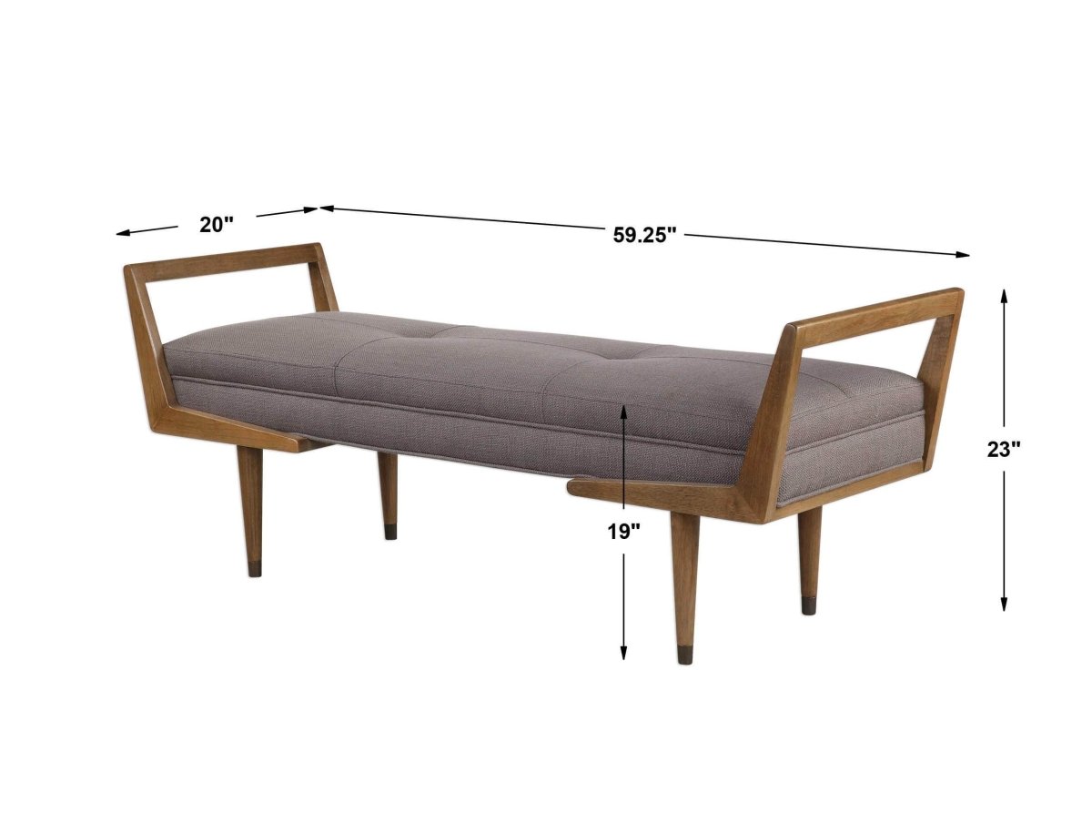 Waylon Modern Bench - Uttermost - Benches by Modest Hut