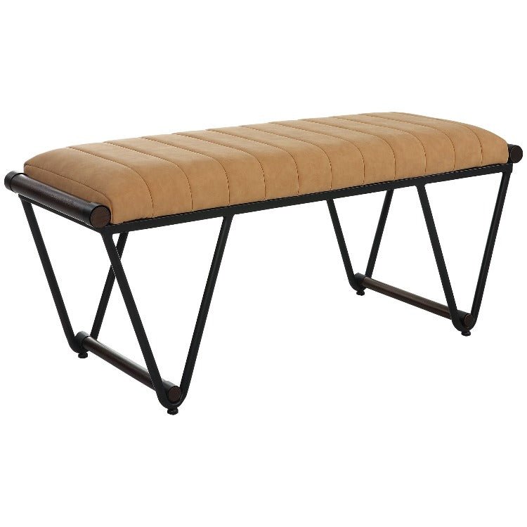 Woodstock Mid - Century Bench - Uttermost - Benches by Modest Hut