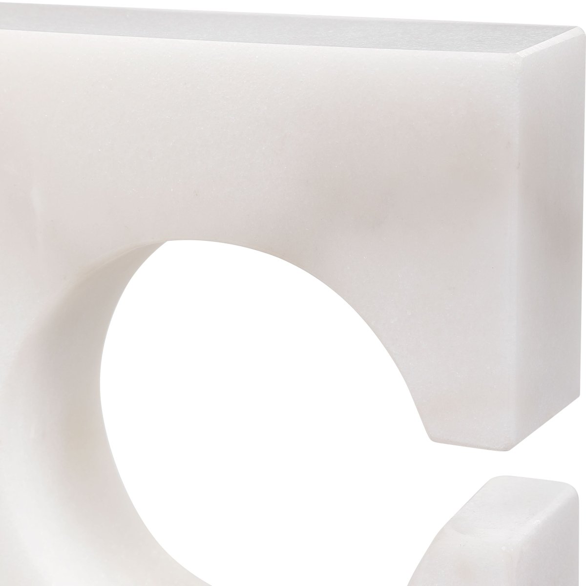 Clarin White & Gray Bookends (S/2) - Uttermost - Bookends by Modest Hut