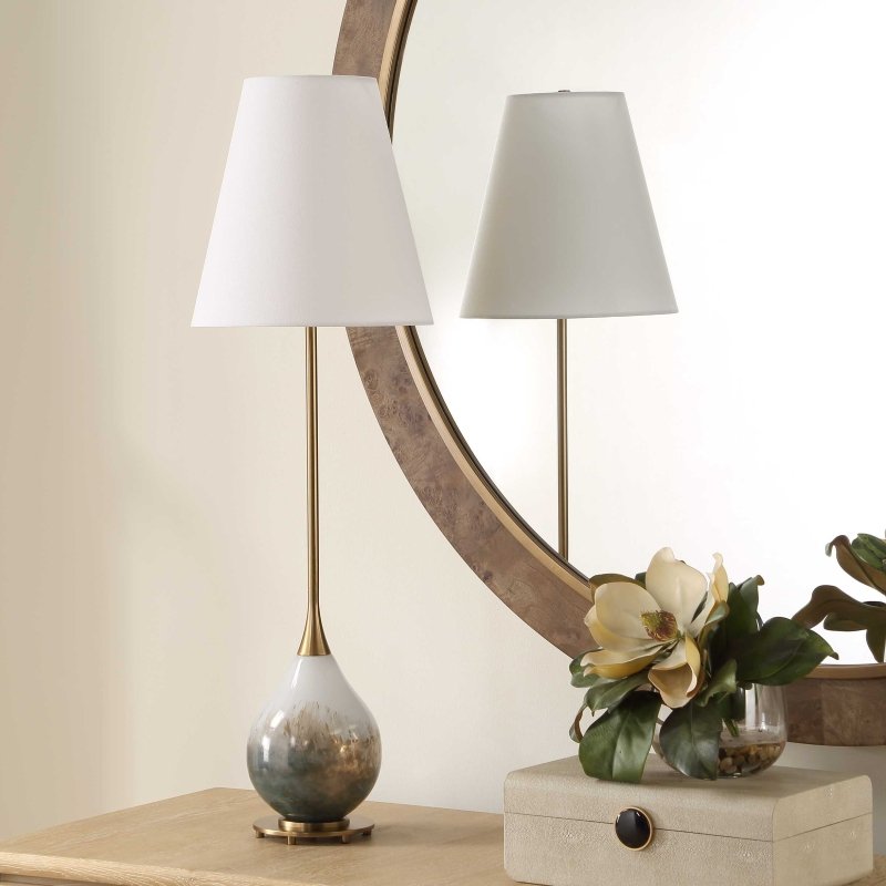 Cardoni Smoke Buffet Lamp - Table Lamps