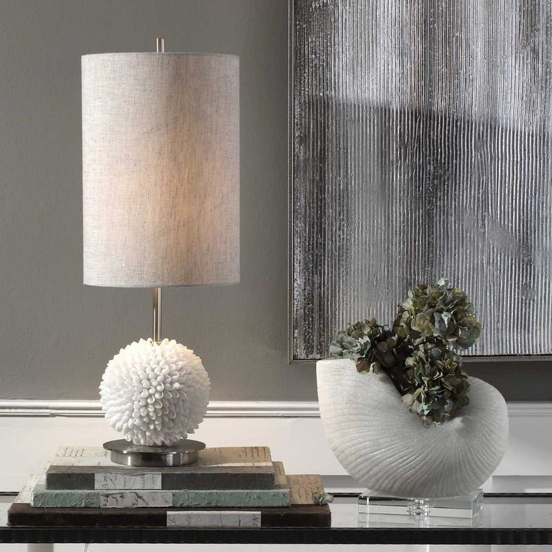 Cascara Sea Shells Buffet Lamp - Uttermost - Buffet Lamps by Modest Hut