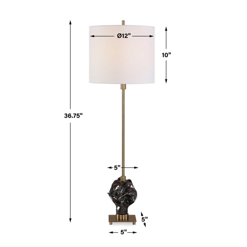 Dimension guide for the Fiori Buffet Lamp