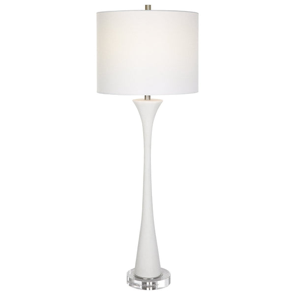 Fountain White Marble Buffet Lamp - Uttermost - Buffet Lamps by Modest Hut