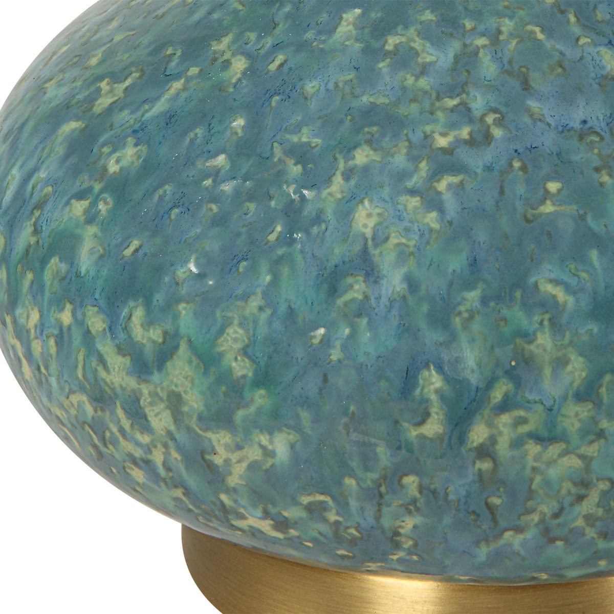 Kaimana Aged Blue Buffet Lamp - Uttermost - Buffet Lamps by Modest Hut