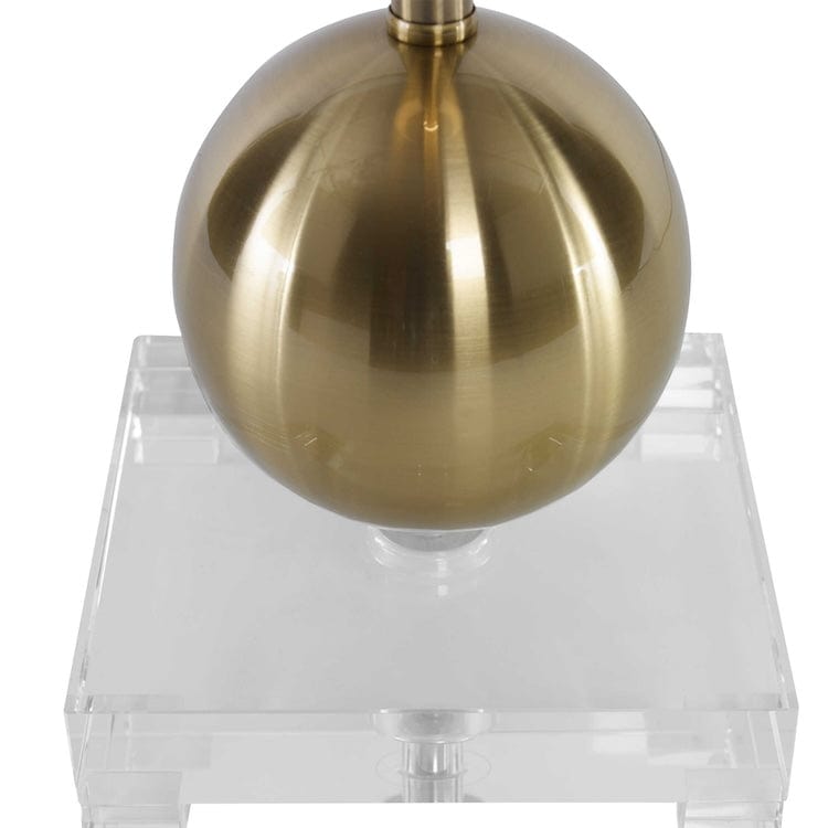 Laton Brass Buffet Lamp - Uttermost - Buffet Lamps by Modest Hut