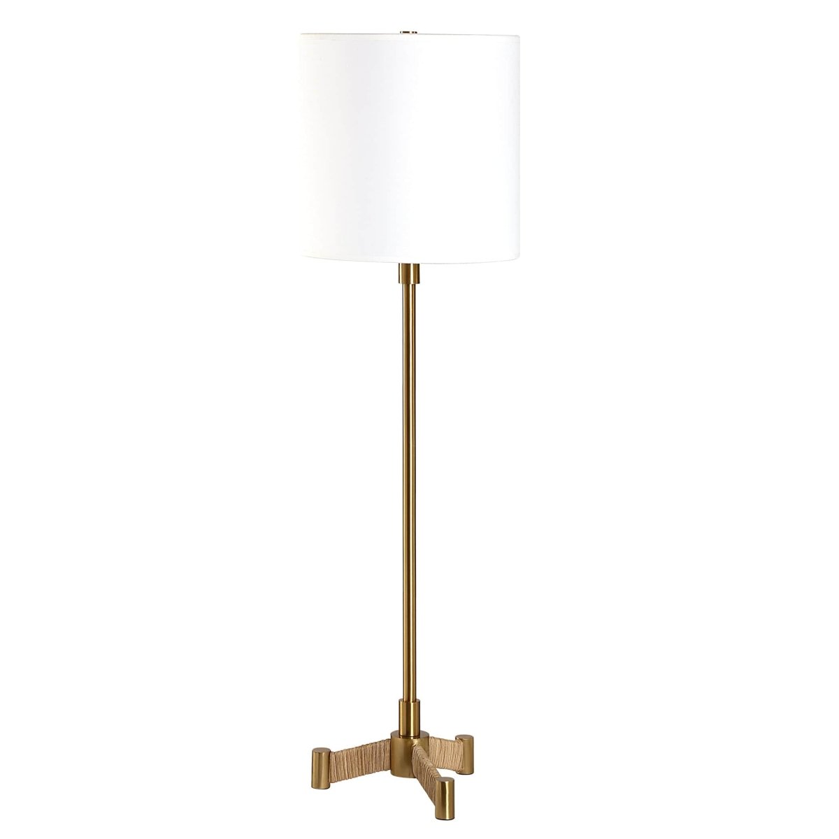 Lautoka Brass Buffet Lamp - Uttermost - Buffet Lamps by Modest Hut