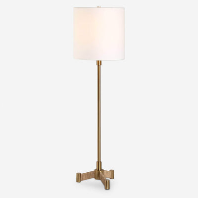 Lautoka Brass Buffet Lamp - Uttermost - Buffet Lamps by Modest Hut
