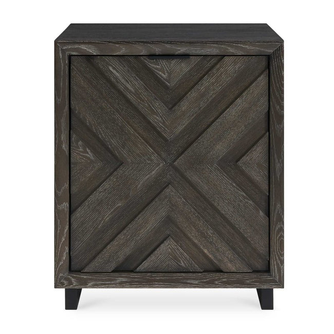 Barrett Dark Charcoal Oak Cabinet - Storage