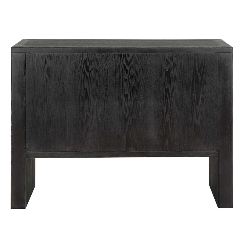 Bierk Dark Stain 2 Door Cabinet - Storage