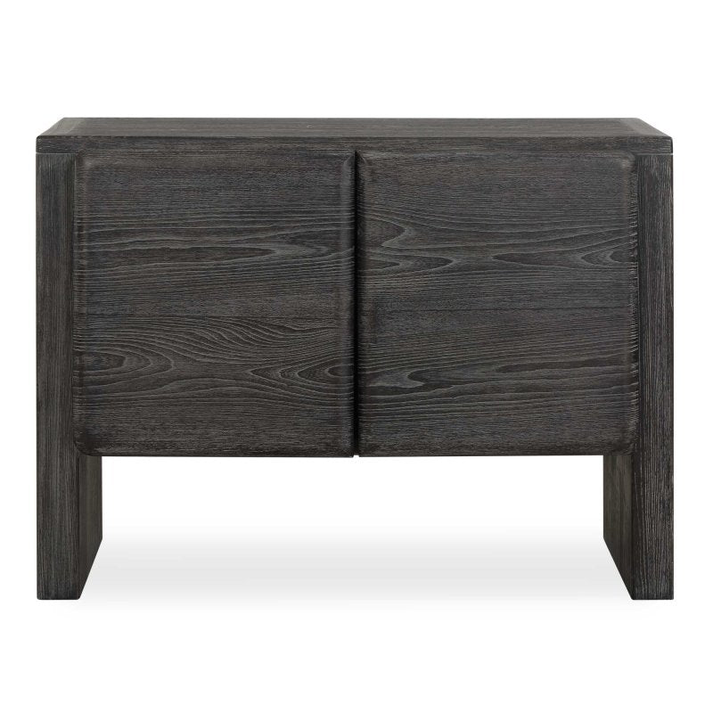 Bierk Dark Stain 2 Door Cabinet - Storage