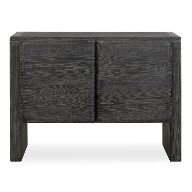 Bierk Dark Stain 2 Door Cabinet - Storage