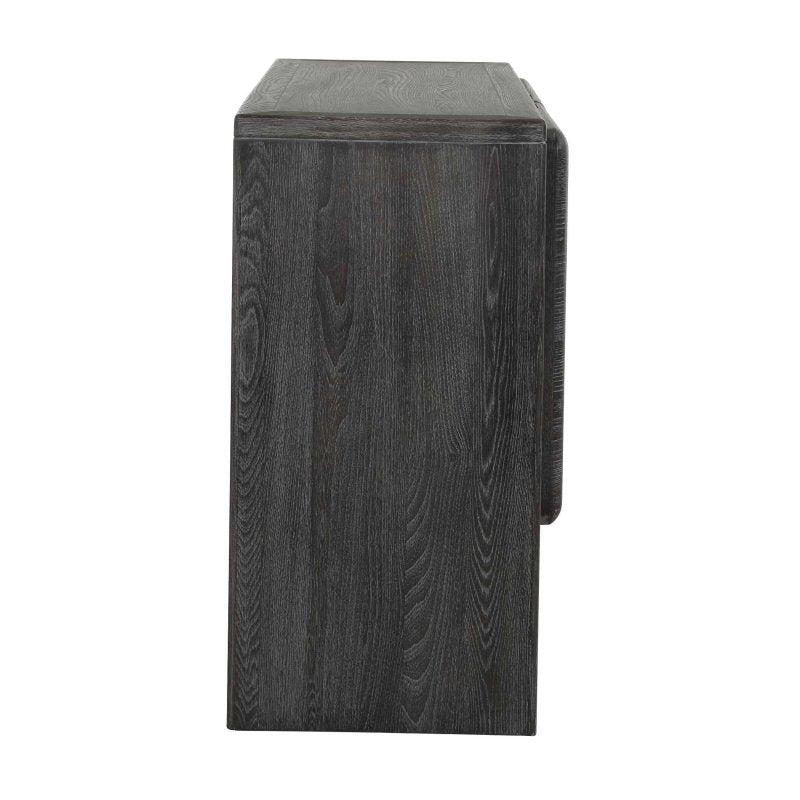 Bierk Dark Stain 2 Door Cabinet - Storage