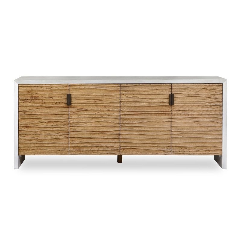Detail view of the Brinson 4 Door Cabinet