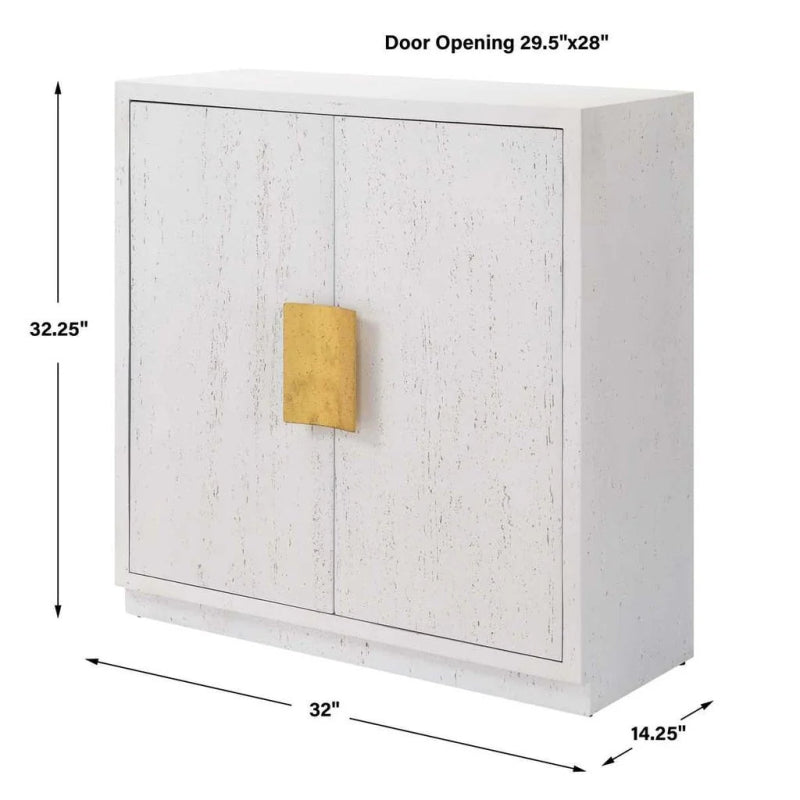 Emma 2 Door White Cabinet - Emma2DoorCabinet 01 image 10