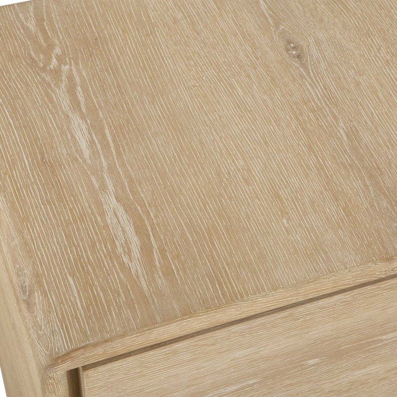 Evanston 4 Door Natural Oak Cabinet - Storage